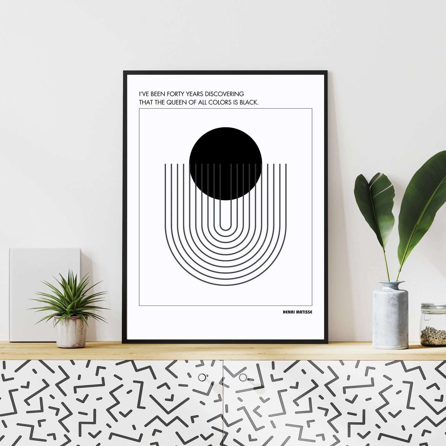 Henri Matisse  Quote Poster  Print Material INK & FRAME STUDIO