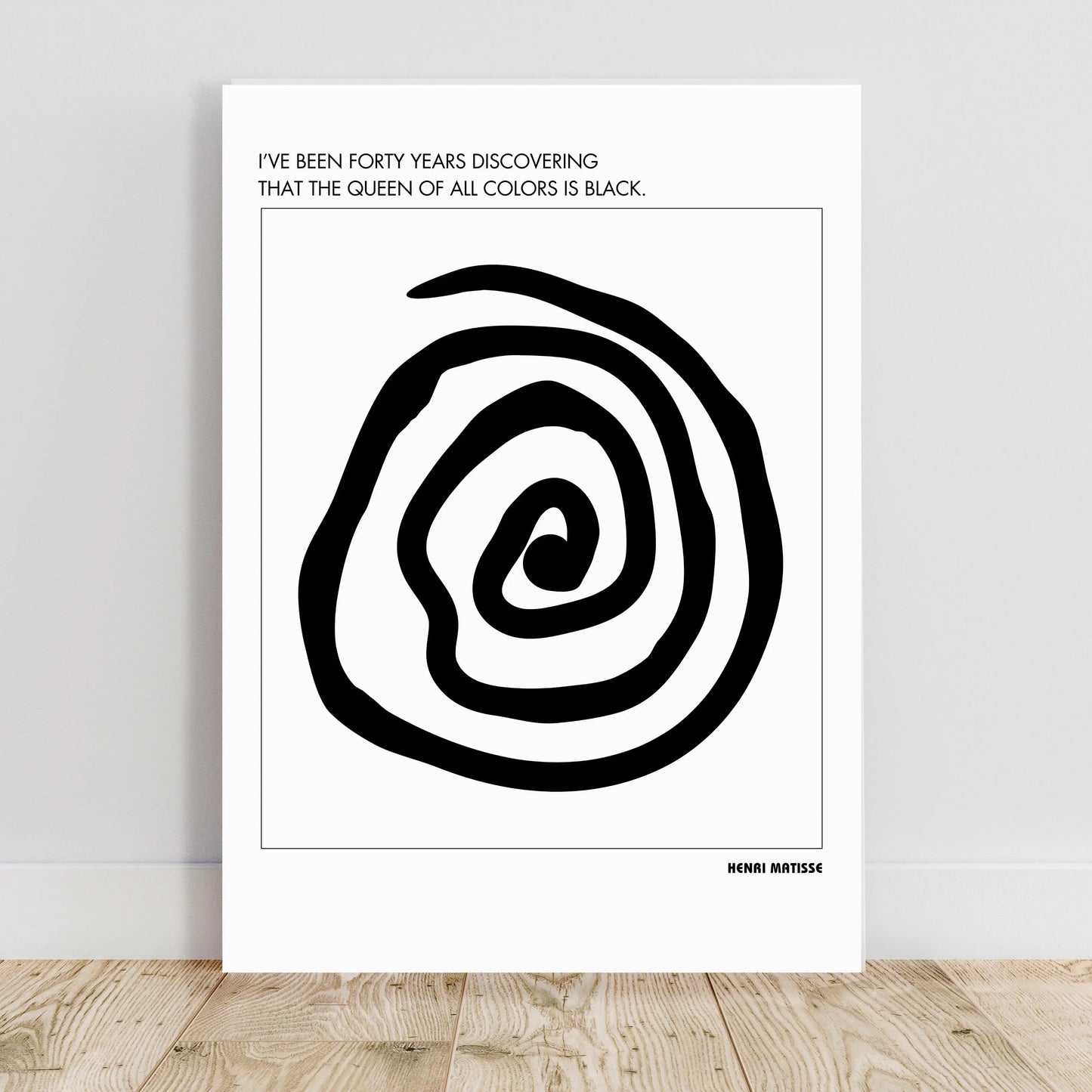 Henri Matisse Quote  Print Material INK & FRAME STUDIO