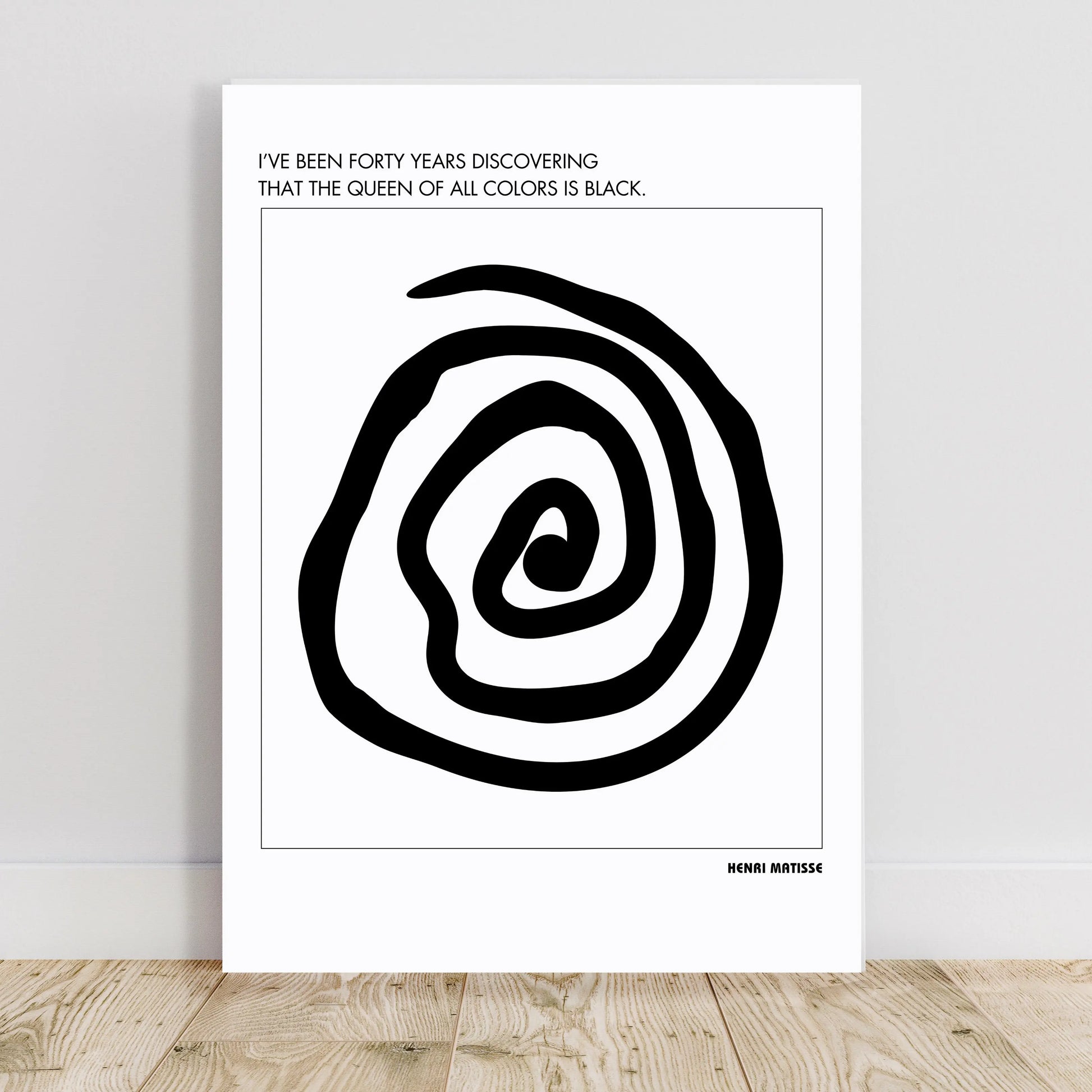 Henri Matisse Quote  Print Material INK & FRAME STUDIO