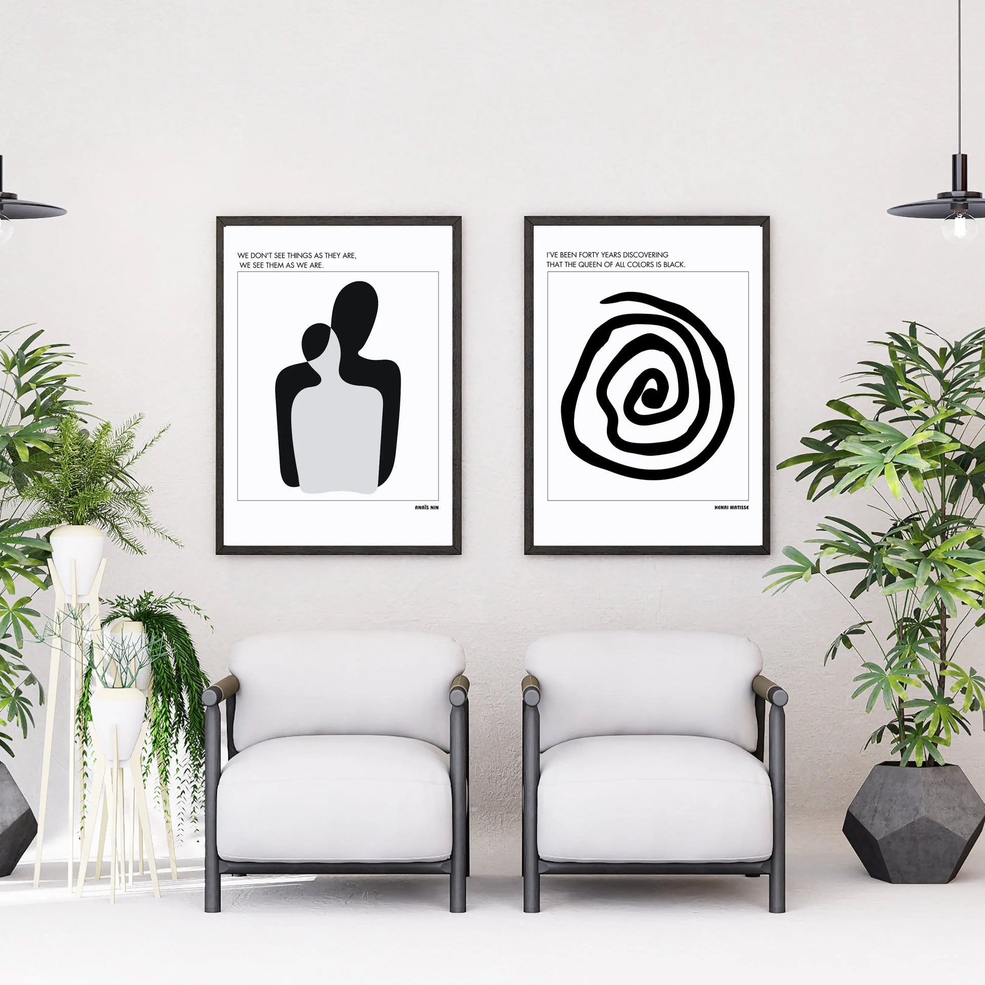 Henri Matisse Quote  Print Material INK & FRAME STUDIO