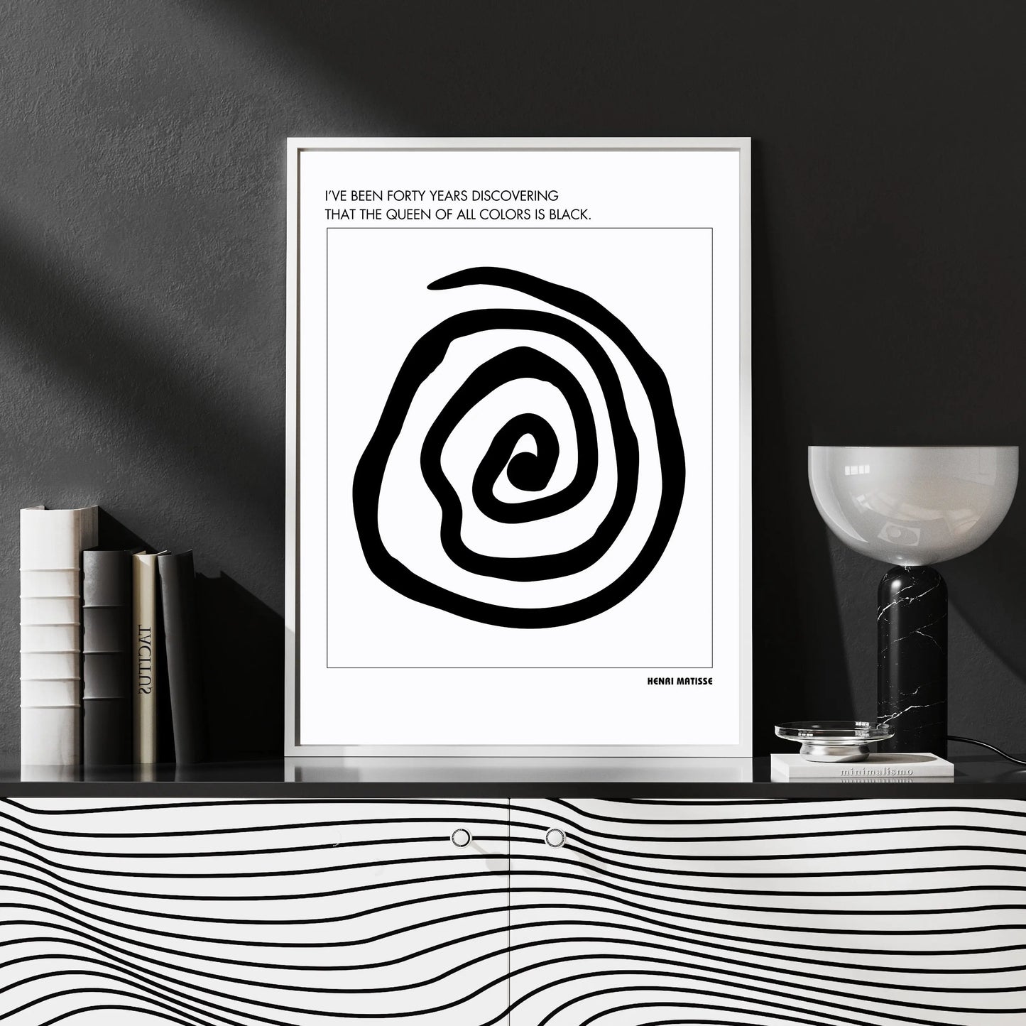 Henri Matisse Quote  Print Material INK & FRAME STUDIO