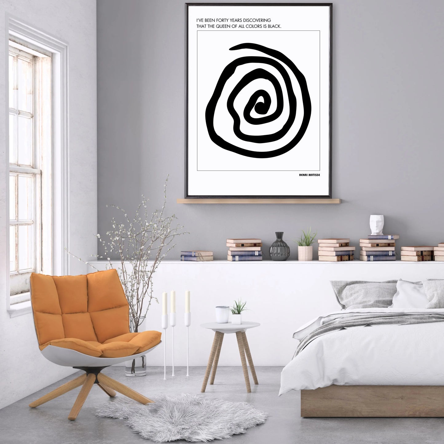 Henri Matisse Quote  Print Material INK & FRAME STUDIO