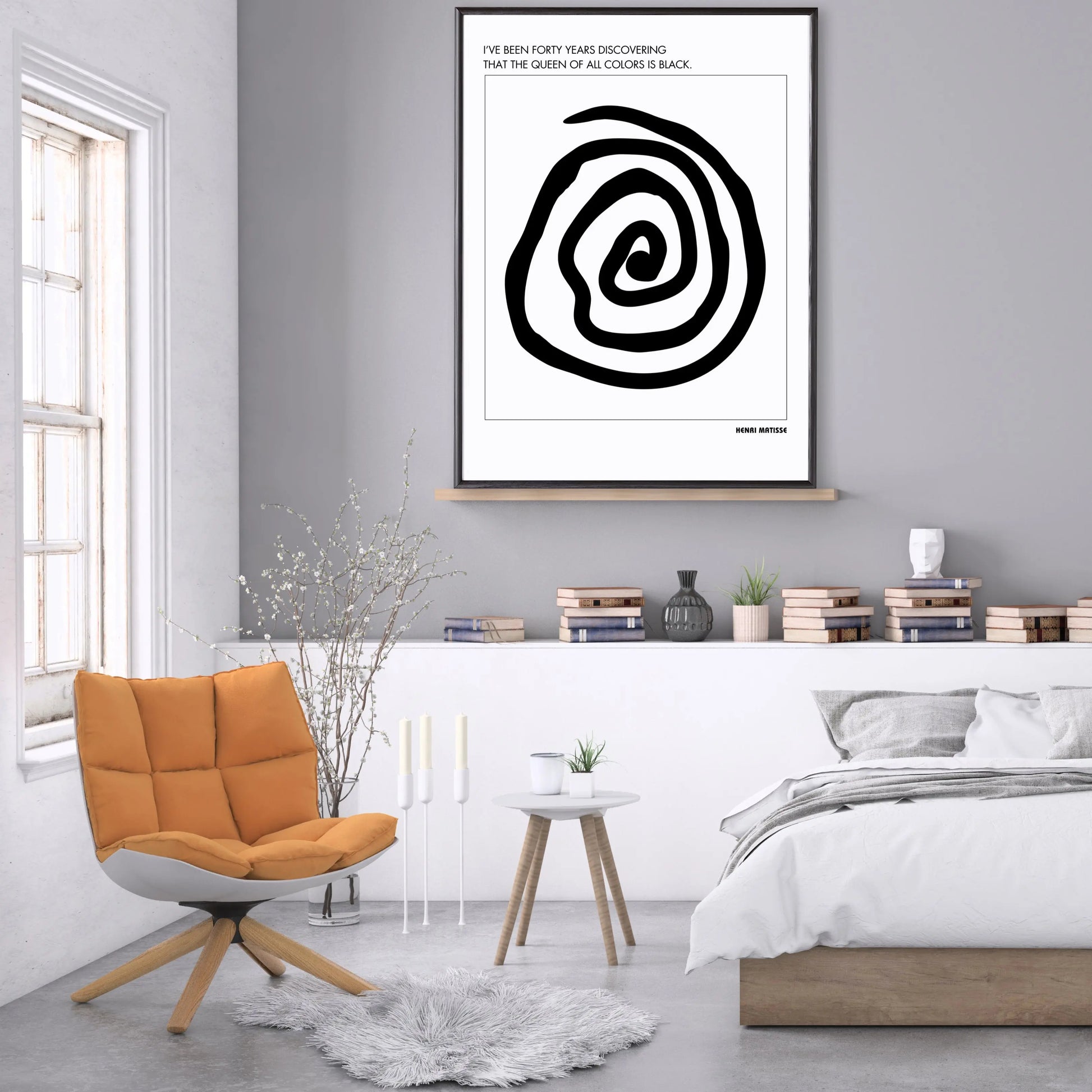 Henri Matisse Quote  Print Material INK & FRAME STUDIO