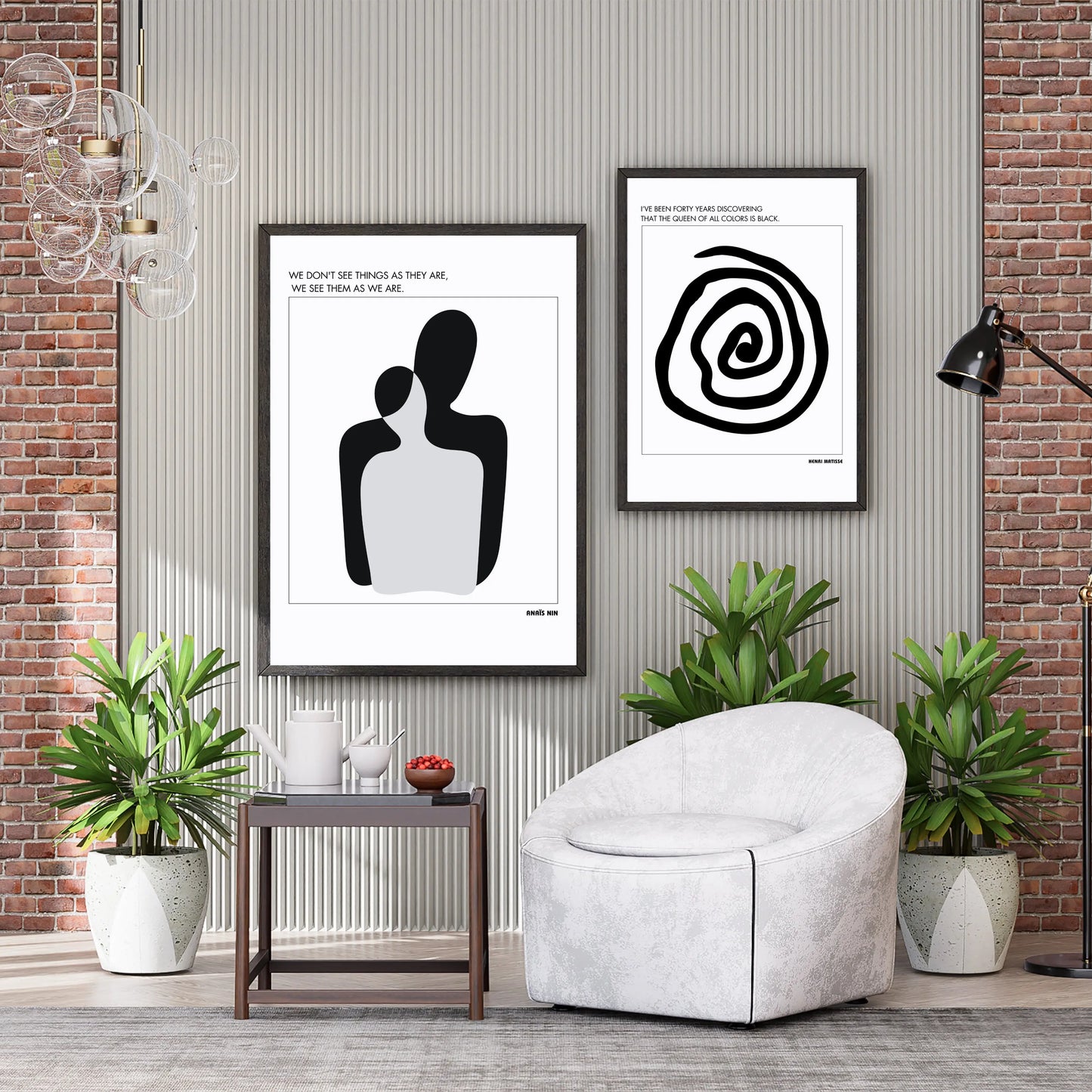 Henri Matisse Quote  Print Material INK & FRAME STUDIO