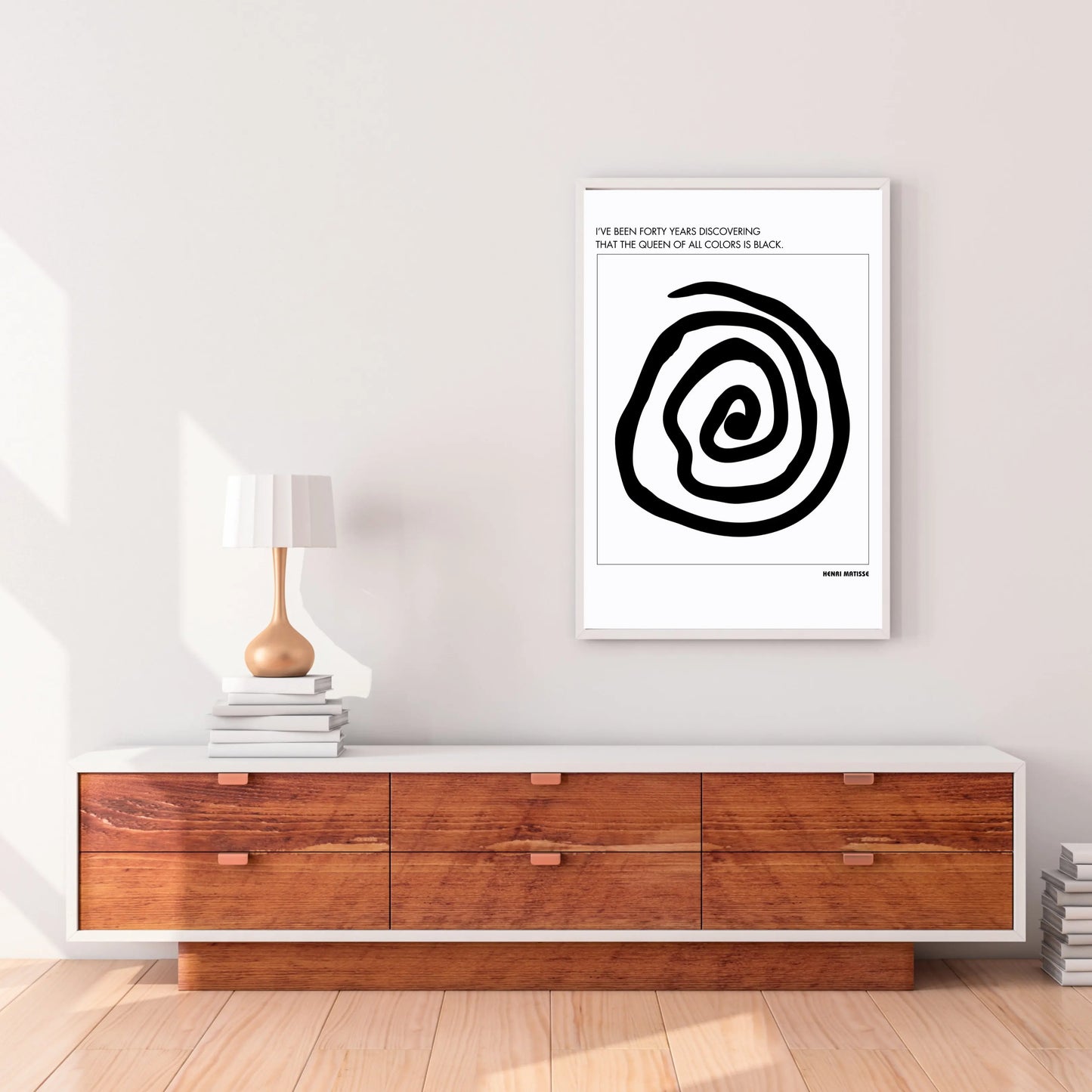 Henri Matisse Quote  Print Material INK & FRAME STUDIO