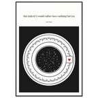 Jane Austen Quote Poster | Starry Night Teacup Art Print - INK & FRAME STUDIO