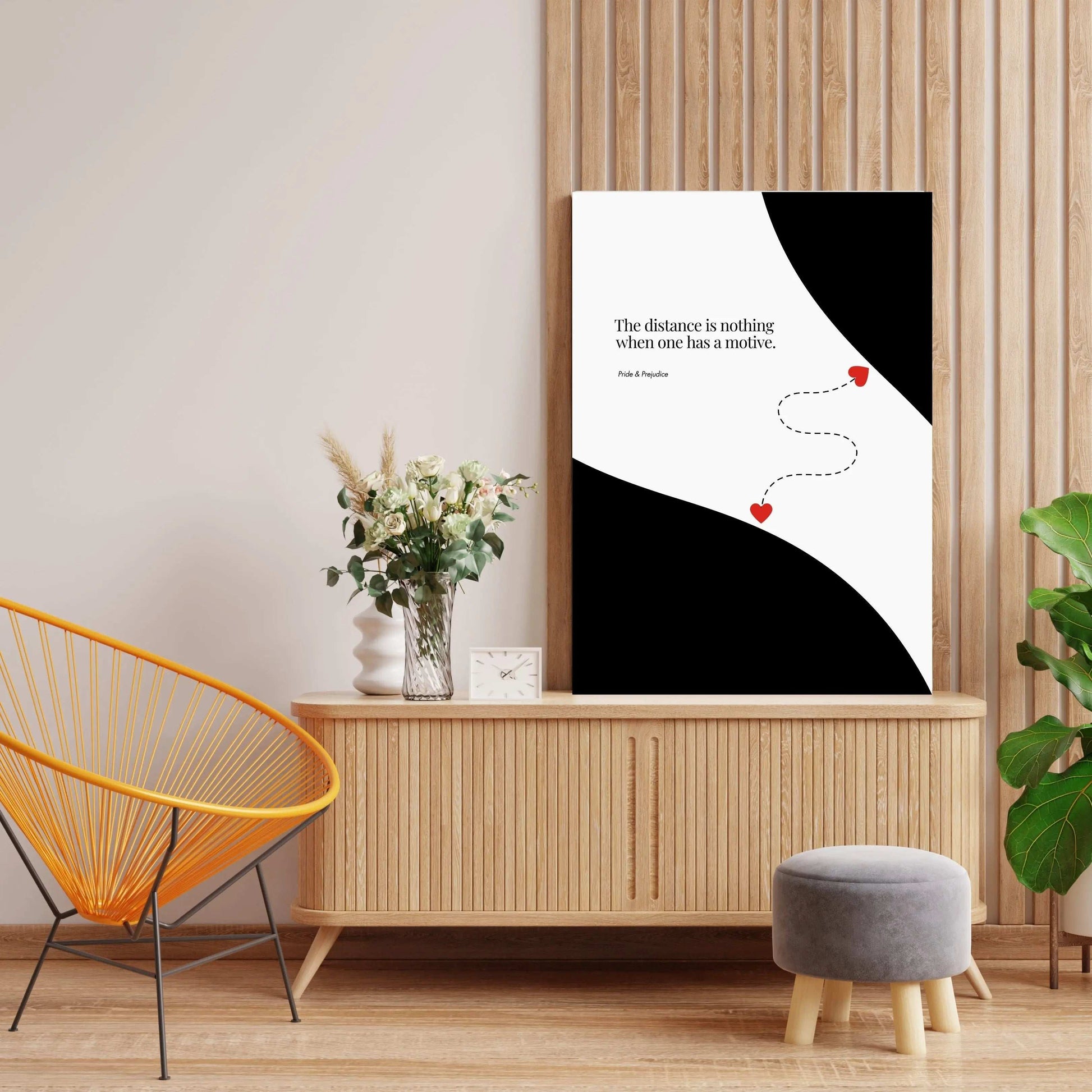Jane Austen Quote - Pride & Prejudice Minimalist Poster  Print Material INK & FRAME STUDIO