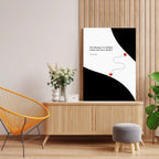 Jane Austen Quote - Pride & Prejudice Minimalist Poster  Print Material INK & FRAME STUDIO