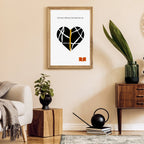 Lord Byron Quote Poster | Kintsugi-Inspired Minimalist Print  Print Material INK & FRAME STUDIO