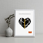 Lord Byron Quote Poster | Kintsugi-Inspired Minimalist Print  Print Material INK & FRAME STUDIO