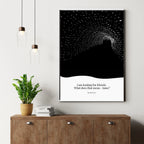 Louisa May Alcott Quote - The Little Prince Minimalist Poster  Print Material INK & FRAME STUDIO