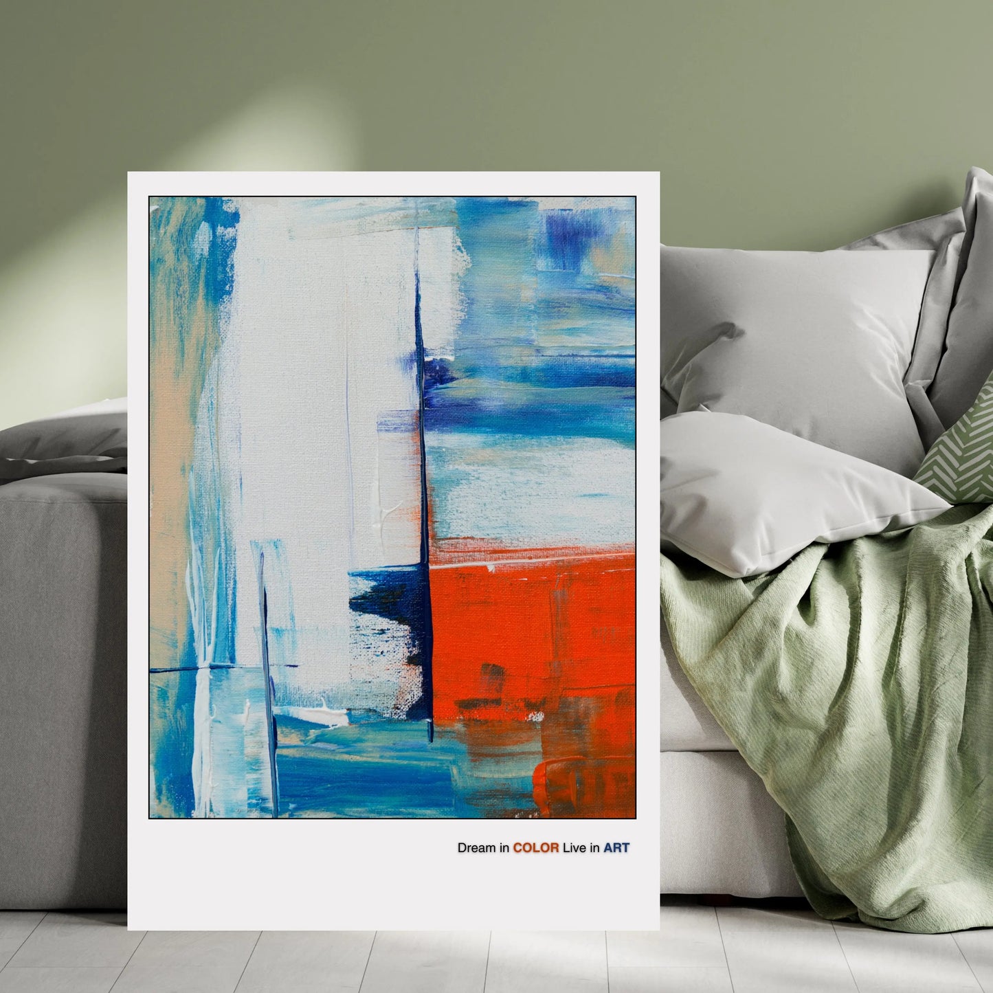 Minimalist Geometric Artwork  Print Material INK & FRAME STUDIO