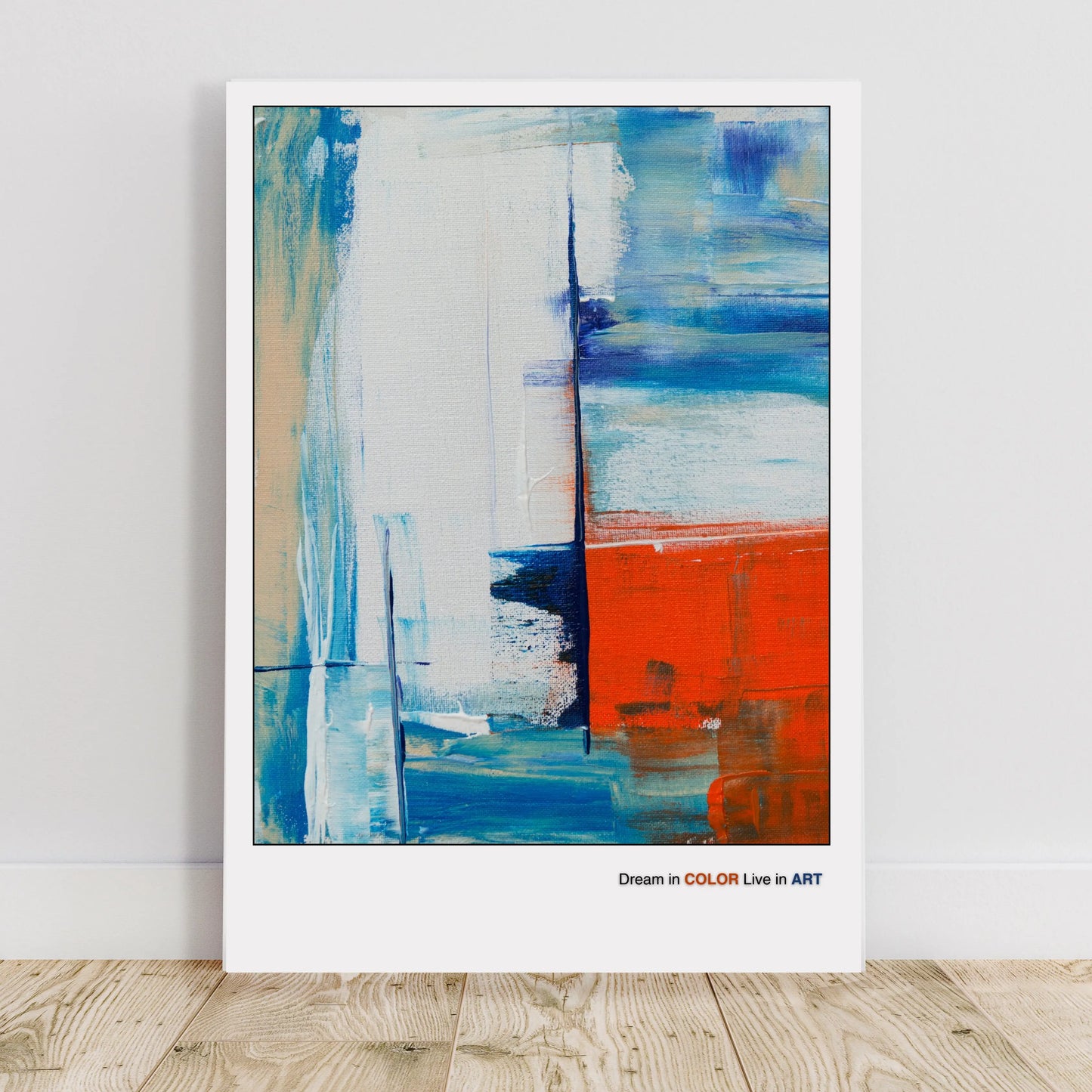 Minimalist Geometric Artwork  Print Material INK & FRAME STUDIO