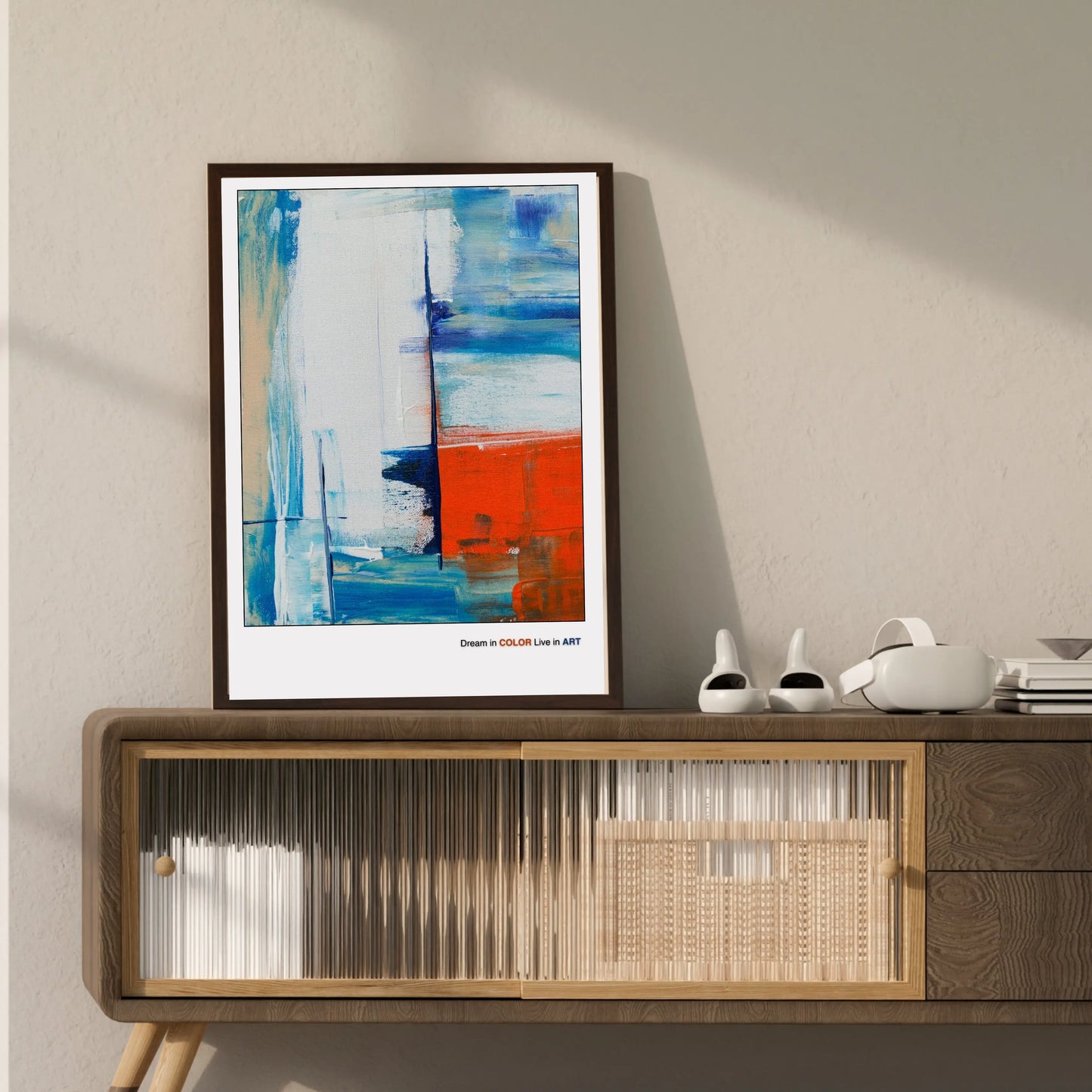 Minimalist Geometric Artwork  Print Material INK & FRAME STUDIO