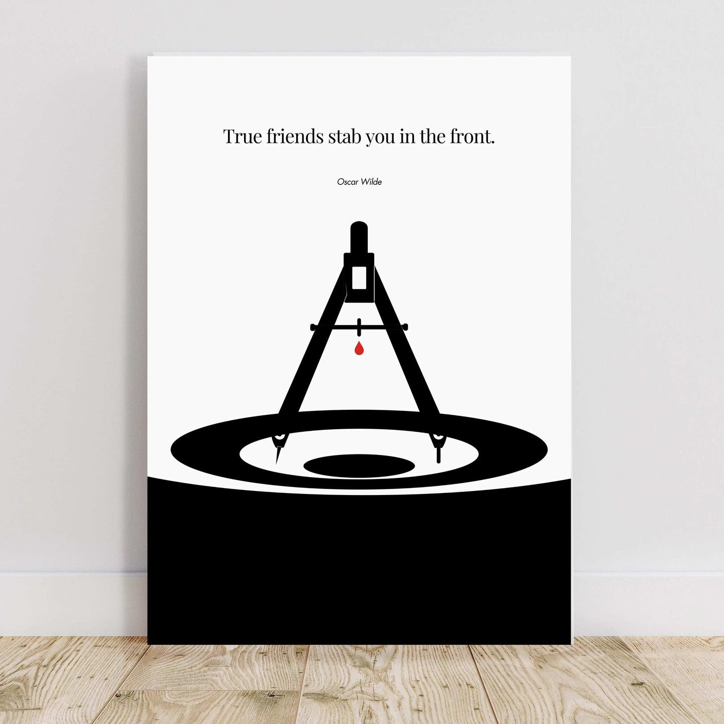 Oscar Wilde Poster  Print Material INK & FRAME STUDIO