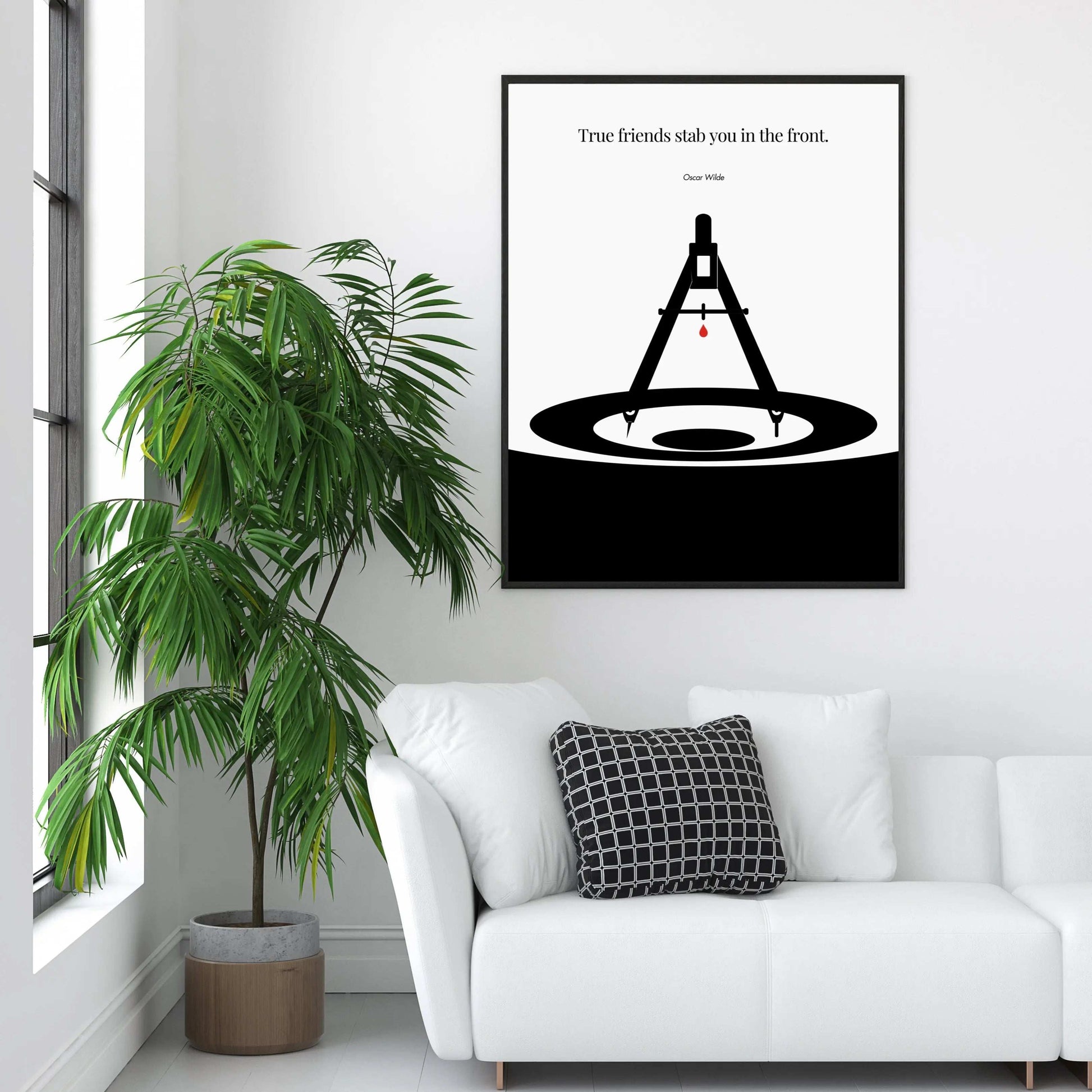 Oscar Wilde Poster  Print Material INK & FRAME STUDIO