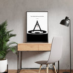 Oscar Wilde Poster  Print Material INK & FRAME STUDIO