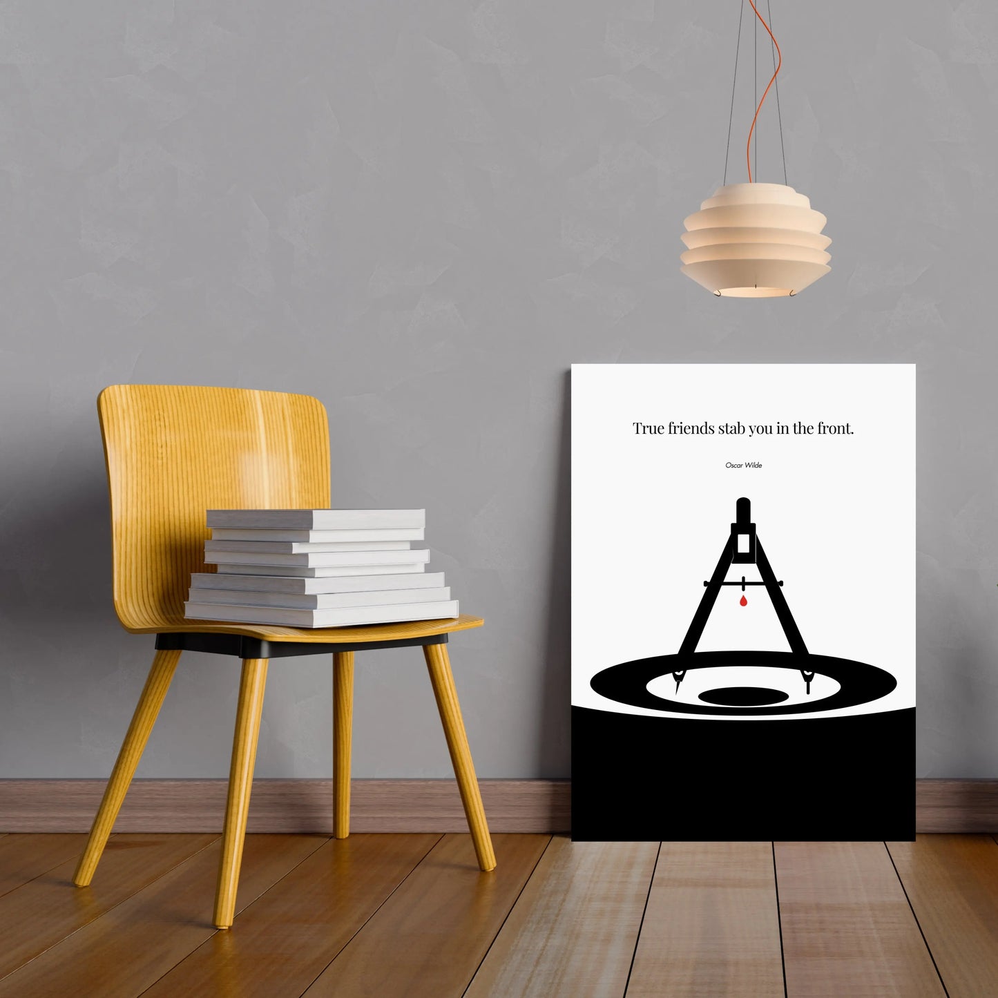 Oscar Wilde Poster  Print Material INK & FRAME STUDIO