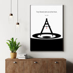 Oscar Wilde Poster  Print Material INK & FRAME STUDIO