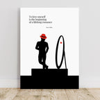 Oscar Wilde Quote -  Minimalist Poster  Print Material INK & FRAME STUDIO