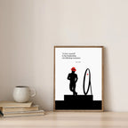 Oscar Wilde Quote -  Minimalist Poster  Print Material INK & FRAME STUDIO