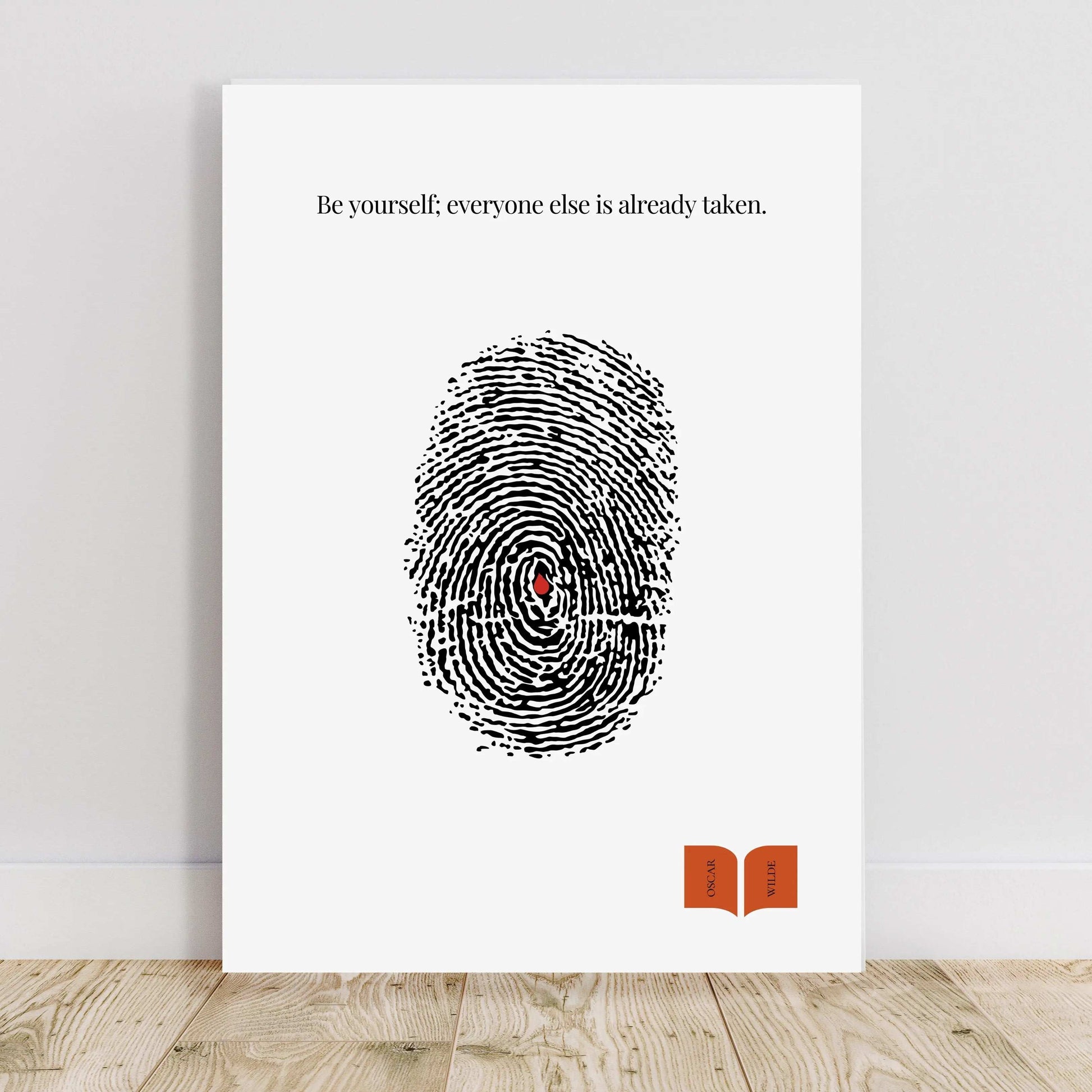 Oscar Wilde Quote Print  Print Material INK & FRAME STUDIO