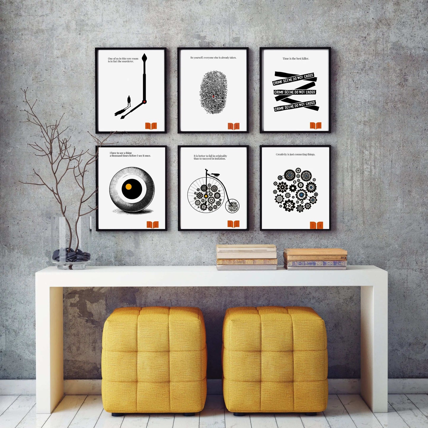 Oscar Wilde Quote Print  Print Material INK & FRAME STUDIO