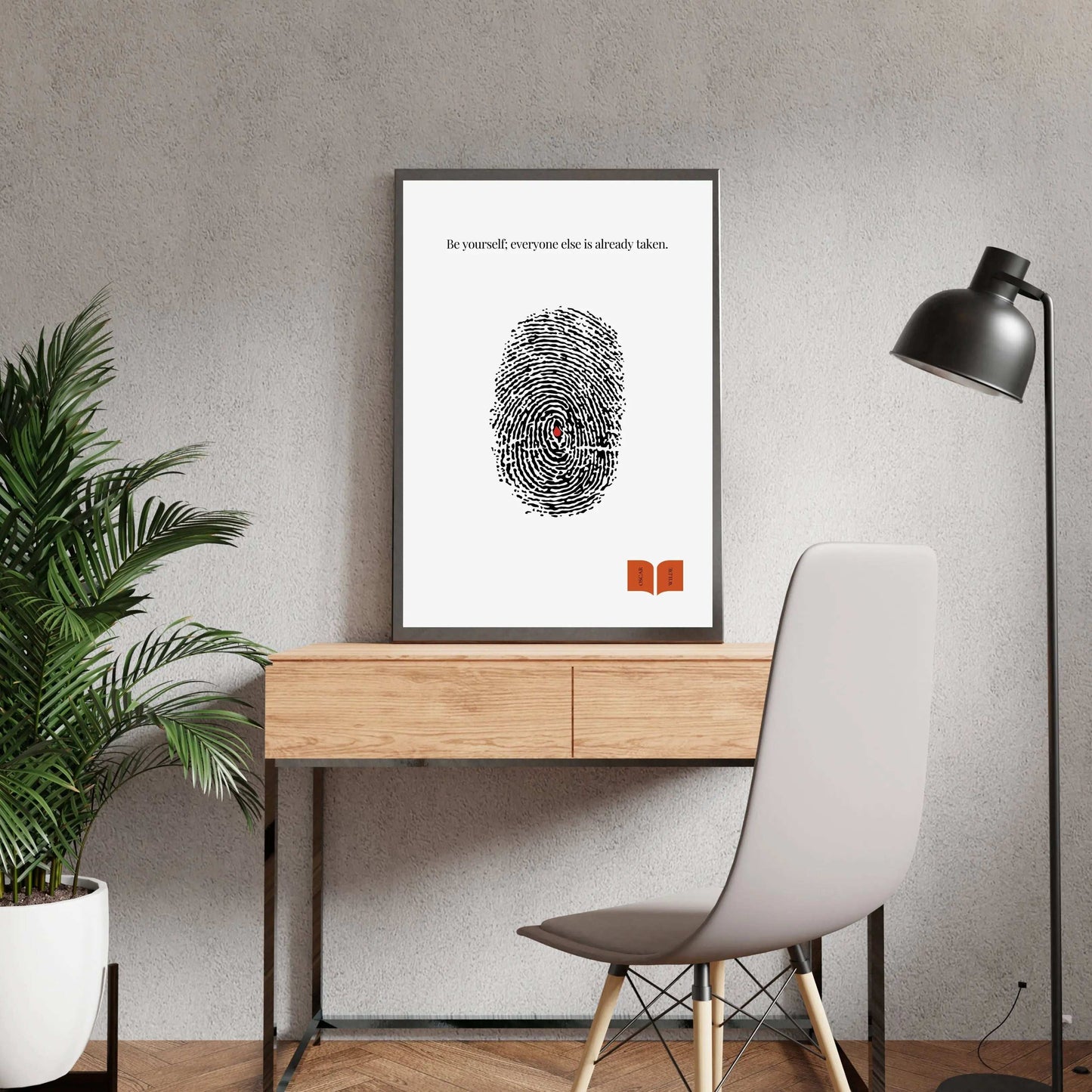 Oscar Wilde Quote Print  Print Material INK & FRAME STUDIO