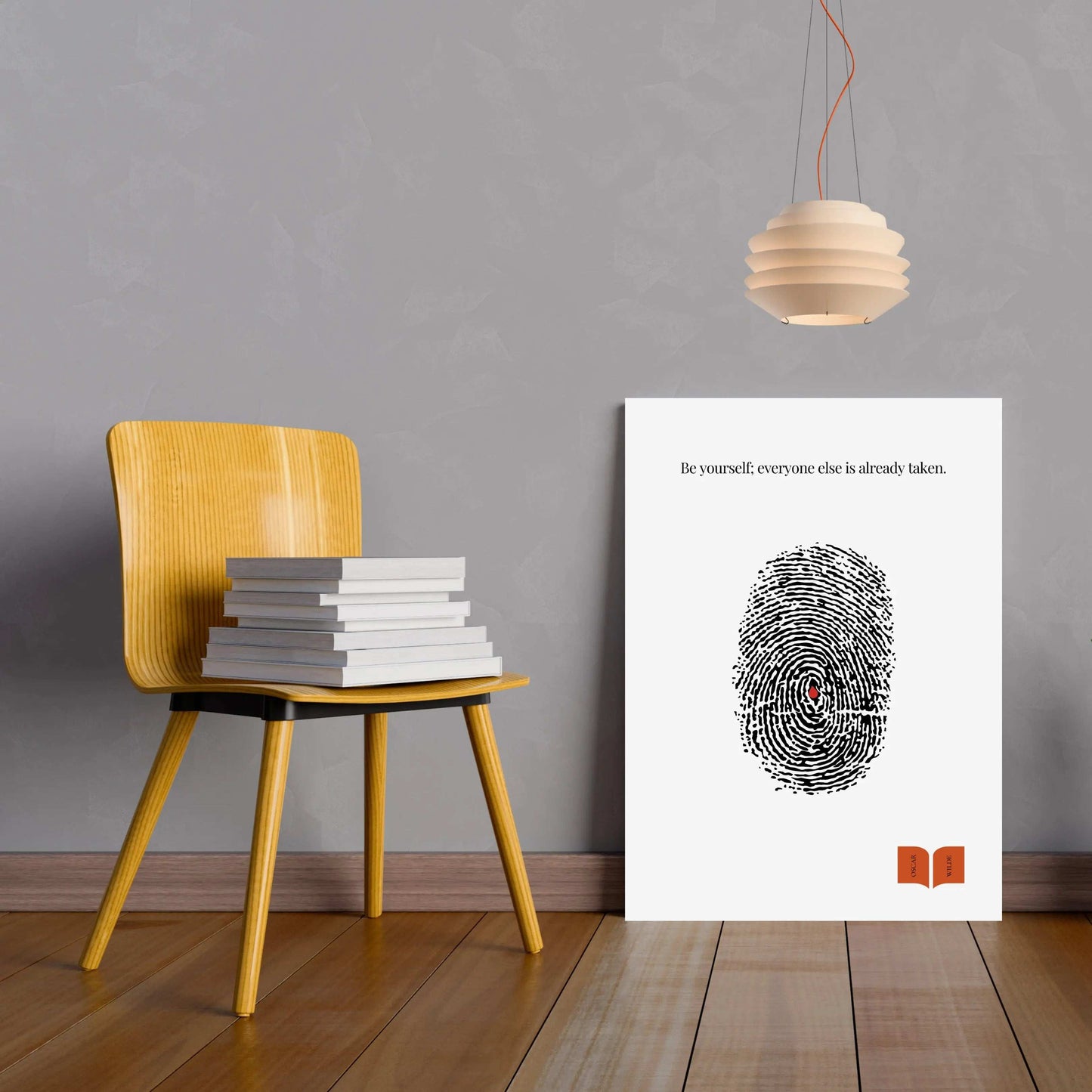 Oscar Wilde Quote Print  Print Material INK & FRAME STUDIO