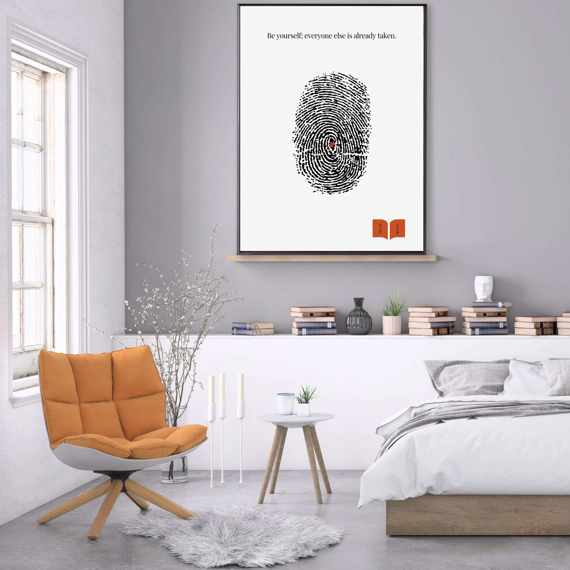 Oscar Wilde Quote Print  Print Material INK & FRAME STUDIO