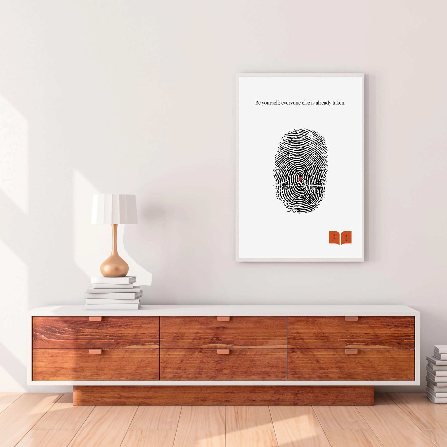 Oscar Wilde Quote Print  Print Material INK & FRAME STUDIO