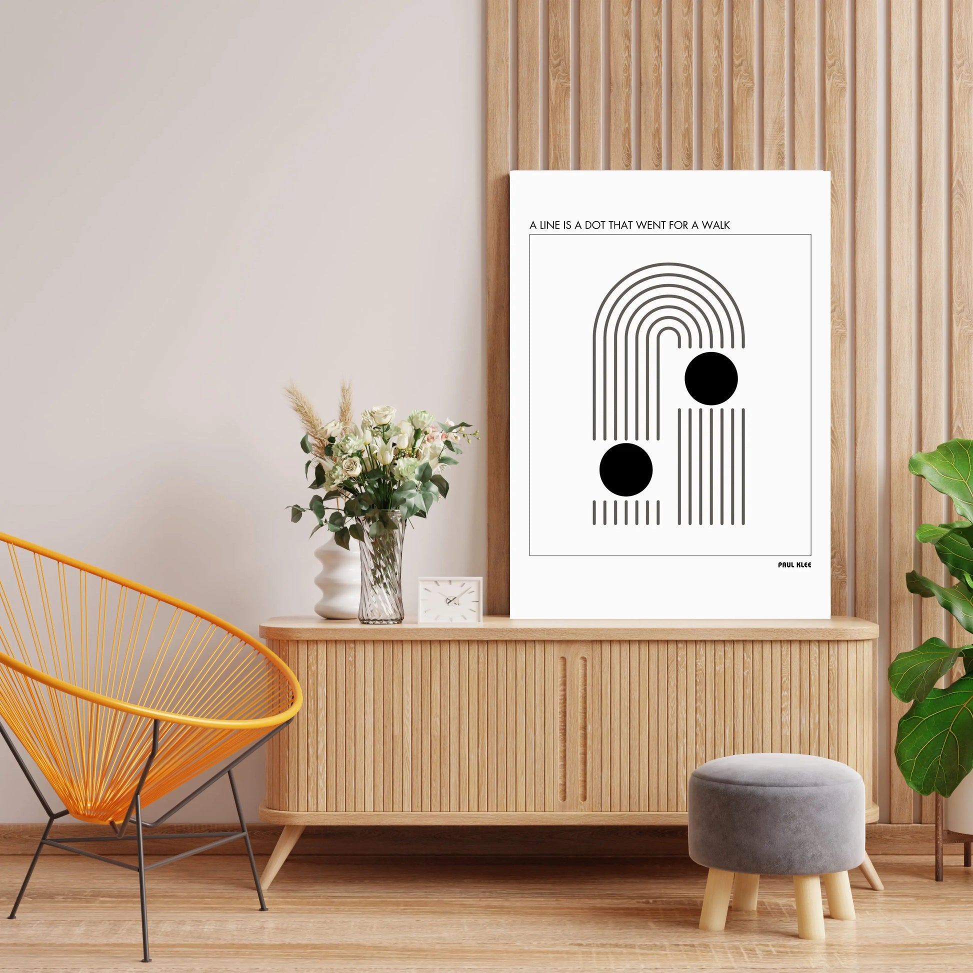 Paul Klee Wall Art  Print Material INK & FRAME STUDIO