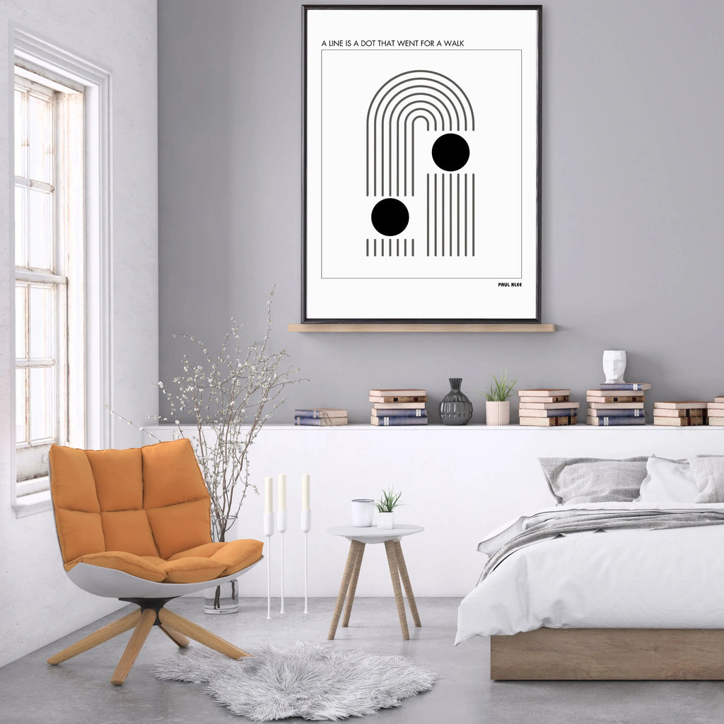 Paul Klee Wall Art  Print Material INK & FRAME STUDIO