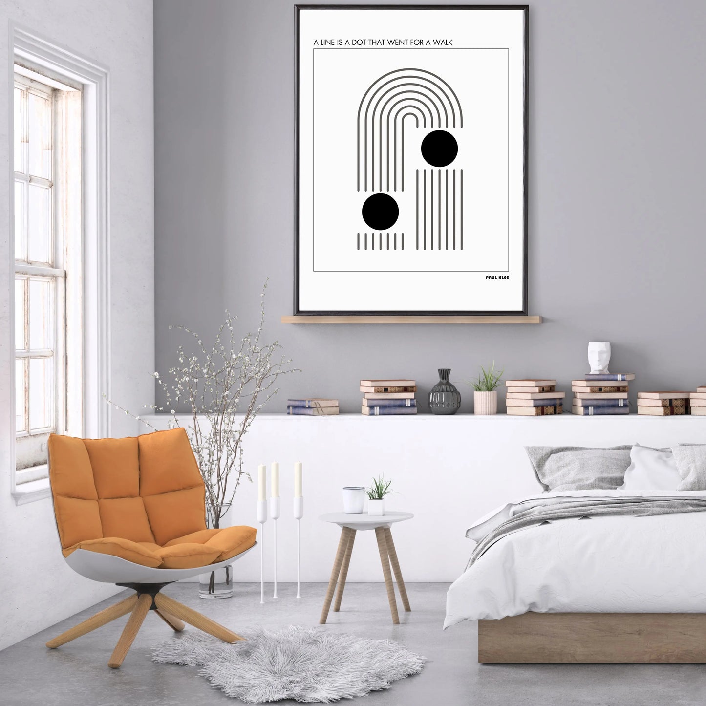 Paul Klee Wall Art  Print Material INK & FRAME STUDIO