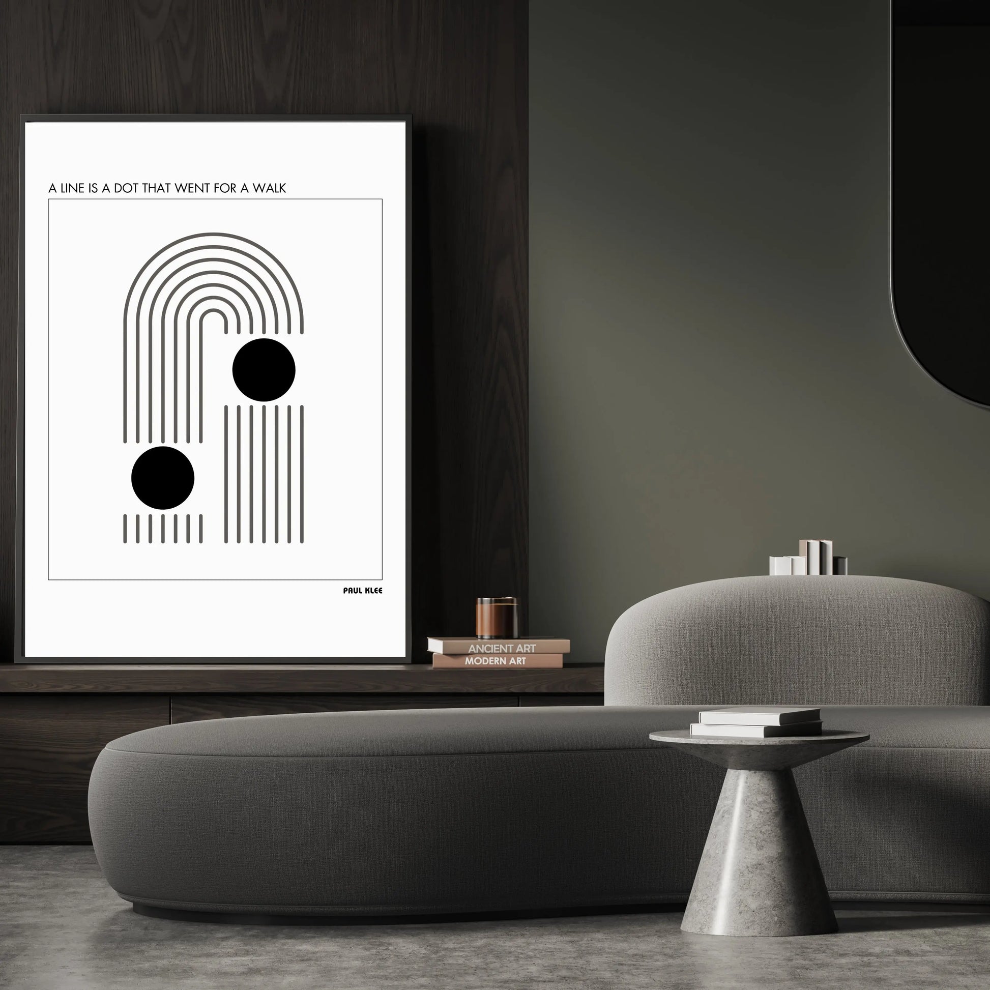 Paul Klee Wall Art  Print Material INK & FRAME STUDIO