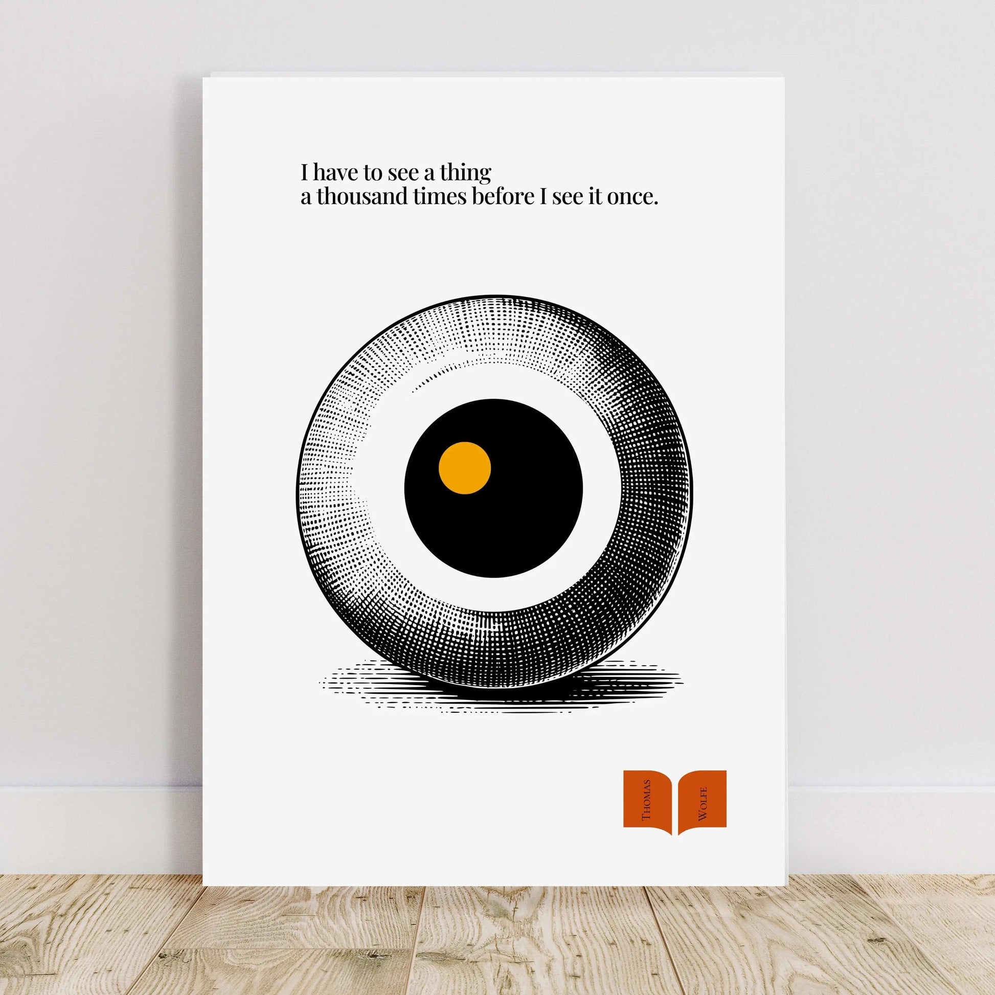 Thomas Wolfe Quote - Minimalist Poster  Print Material INK & FRAME STUDIO