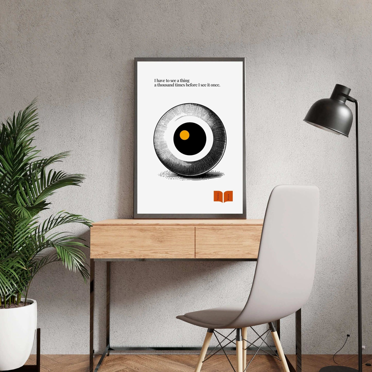 Thomas Wolfe Quote - Minimalist Poster  Print Material INK & FRAME STUDIO