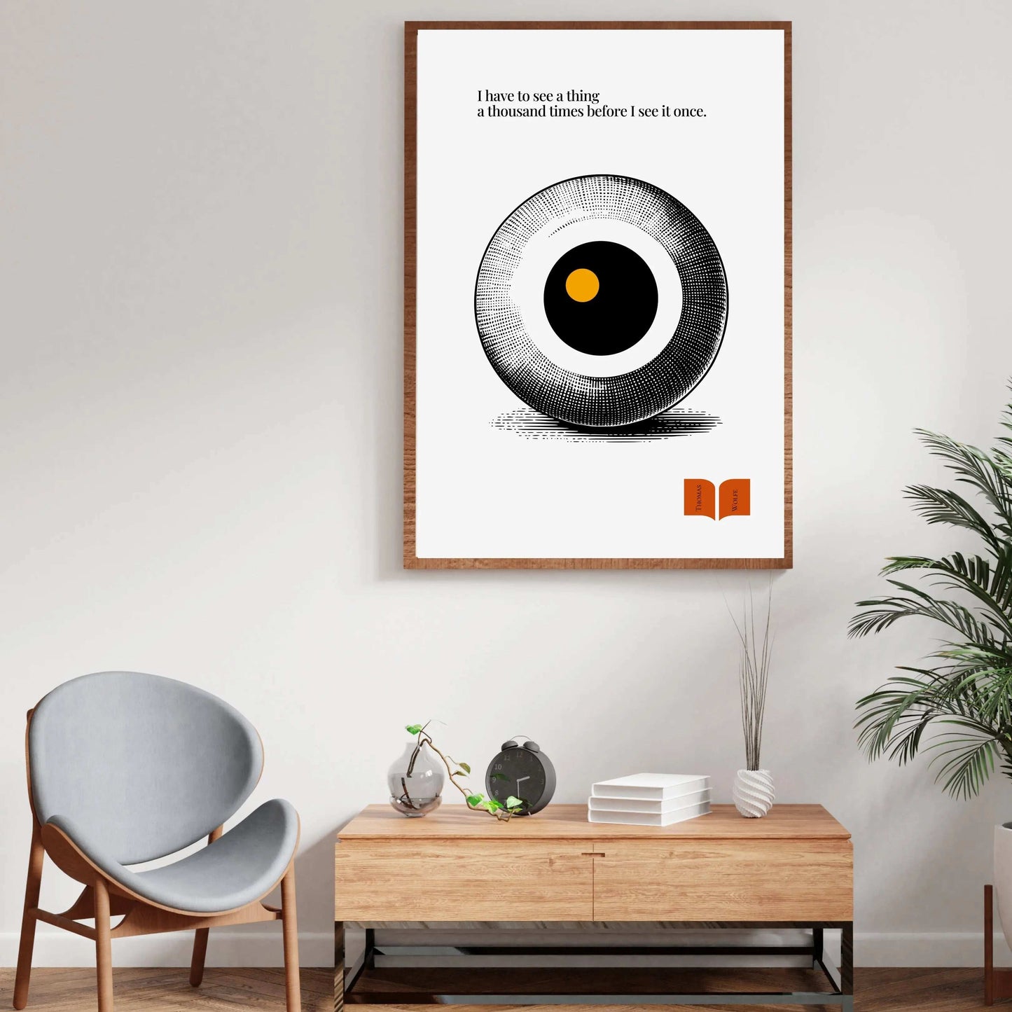 Thomas Wolfe Quote - Minimalist Poster  Print Material INK & FRAME STUDIO